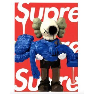 Supreme Kaws Death NYC Print With Certificate Of Authenticity